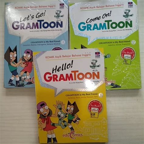 Jual GramTOON Educomic Komik Asyik Belajar Bahasa Inggris Shopee