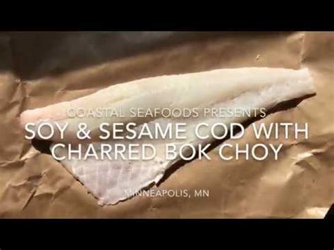 Soy Sesame Glazed Cod With Charred Bok Choy Presented By Coastal