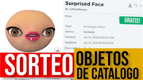 Como Conseguir Objetos De Catalogo Gratis Participa Sorteo Roblox