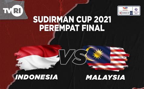 Link Live Streaming Perempat Final Sudirman Cup 2021 Indonesia Vs