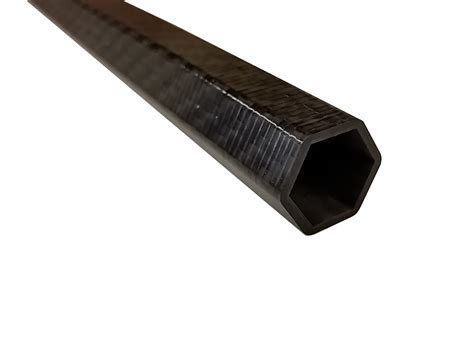 Braided Carbon Fiber Hexagonal Tubing 2 ID X 24 DragonPlate 59 OFF