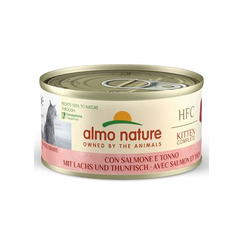 Almo Nature Chaton Hfc Complete Saumon Et Thon Boîte 70 G la boîte