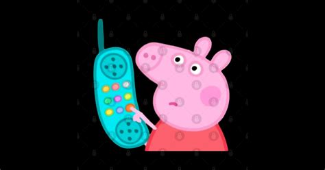 Peppa Pig Hangs Up on Suzy Sheep - Peppa Pig Hangs Up - Sticker | TeePublic