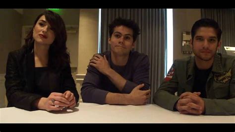 Teen Wolf Interview Tyler Posey Dylan Obrien And Crystal Reed Youtube