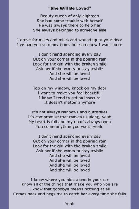 Maroon 5 Great Song Lyrics Music Lyrics Favorite Lyrics