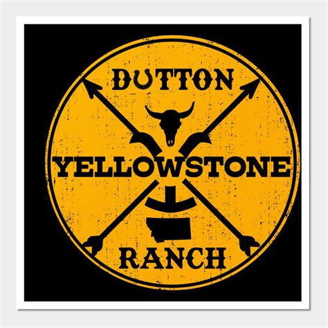 Yellowstone Dutton Ranch By Bigfinz In 2024 Yellowstone Art Prints