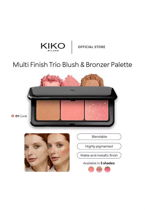 Buy Kiko Milano Kiko Milano Trio Blush Bronzer Palette 2024 Online