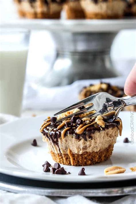 Mini Chocolate Peanut Butter Pies Are Easy Make Ahead Almost No Bake