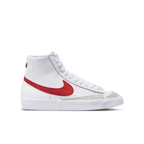 Nike Blazer Mid 77 White Blue Red Gs Da4086 117