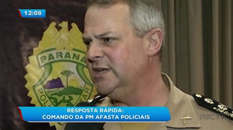 Comando da Polícia Militar afasta policiais que aparecem em imagens