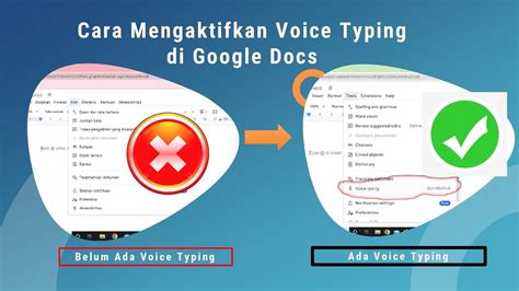 Cara Mengaktifkan Voice Typing Di Google Docs Youtube