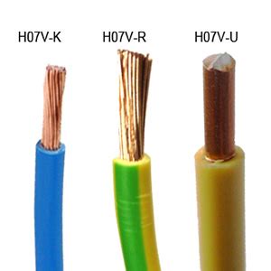 H07V U H07V R H07V K PVC Insulated Cable