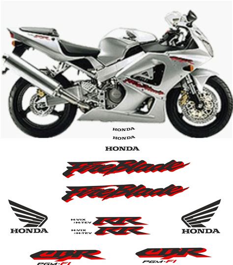 Zen Graphics Honda Cbr Rr Fireblade Replacement Decals Stickers