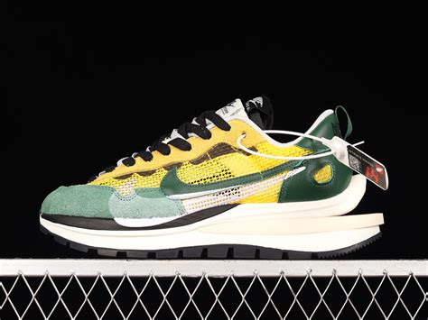 Sacai X Nike Vaporwaffle Tour Yellow Stadium Green Sail Cv For