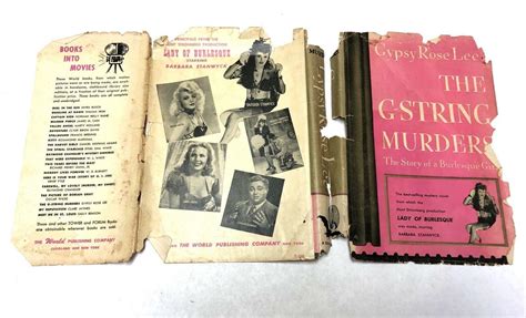 The G String Murders By Gypsy Rose Lee Tower Books 1946 Hardcover Dust