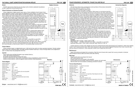 TENSE FKV 24F RƠ LE BẢO VỆ PHA MOTOR PHASE MOTOR PROTECTION