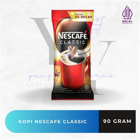 Jual Nescafe Classic Kopi Hitam Bubuk Instant 90 Gram Shopee Indonesia