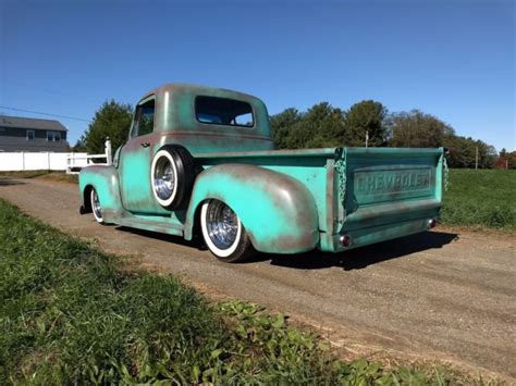 1955 Chevy 3100 Truck Early 55 Rat Rod Hot Rod Patina Slammed