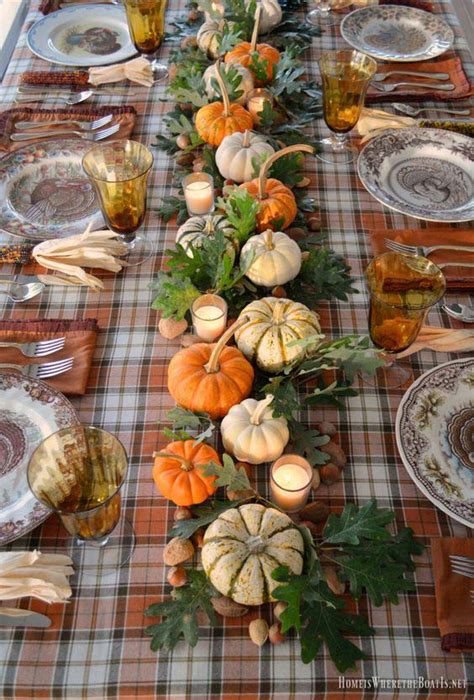 Inexpensive Thanksgiving Table Decor Ideas : High Style, Low Budget ...