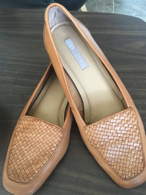 Tan Leather Flats Etsy