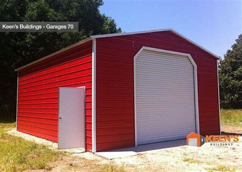 24x30x10 Metal Garage Keens Buildings