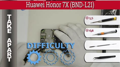 Huawei Honor 7x Bnd L21 📱 Teardown Take Apart Tutorial Youtube