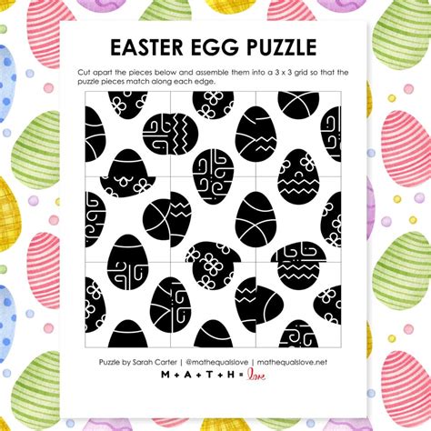 Free Printable Easter Puzzles Pdf Downloads
