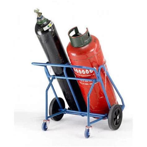 Ms Double Gas Cylinder Trolley At Inr In Ahmedabad Dakshesh