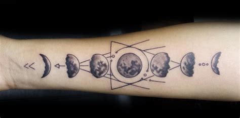 Moon Phase Tattoo | Moon phases tattoo, Moon tattoo, Tattoos