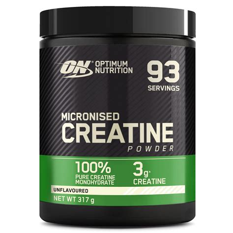 Optimum Nutrition Creatina En Polvo Micronizada Polvo De Monohidrato