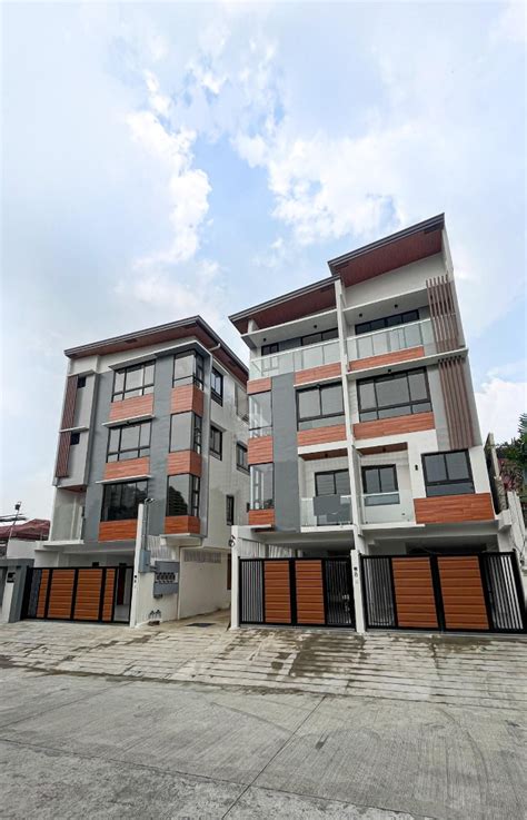 Rfo Modern Townhouse For Sale In Quezon City Tandang Sora Near