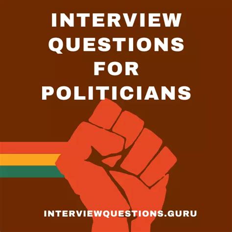 20 Questions To Ask A Politician