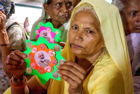 Widows Displaying Rakhis As Part Of An Event Organized By Sulabh