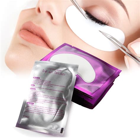 100pairslot Eyelash Extension Pads Under Eye Disposable Lint Free Eye Tips Sticker Wraps Make