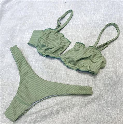Asa Delta Thong Bikini Swimwear Outfits Solar Fashion Bikini Set