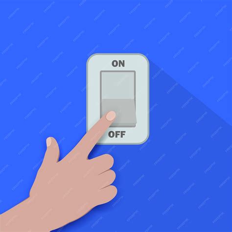 Premium Vector Turn Off Light Hand