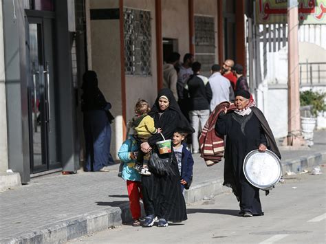 Palestinians Flee Homes In Central Gaza After Israeli Evacuation Order