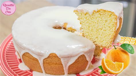 Perfeito Bolo De Laranja Fofinho Glac De A Car De Confeiteiro