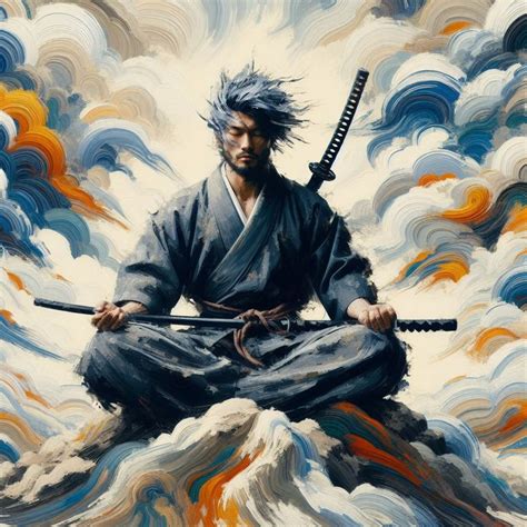 Samurai Meditating In 2024 Samurai Warrior Meditation