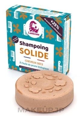 Lamazuna Solid Shampoo Plum Oil Solid Shampoo For Dry Hair Makeup Jp