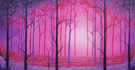 Bing Art By Rachel Bingaman Dark Art Foggy Forest Oil Painting