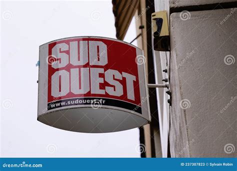 Sud Ouest Logo Brand And Text Sign Of French Newspaper Regional Daily