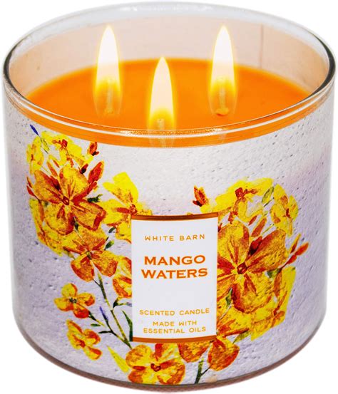 Amazon Bath And Body Works White Barn Bergamot Waters 3 Wick