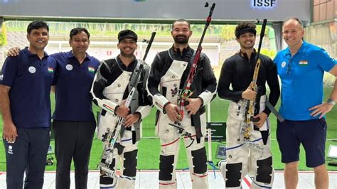 Akhil Sheoran Shoots Gold Medal Aishwary Pratap Singh Tomar Clinches