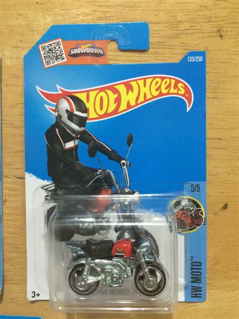 Set De Motos Hot Wheels Honda Monkey Amarilla Roja Y Azul En Mercado Libre