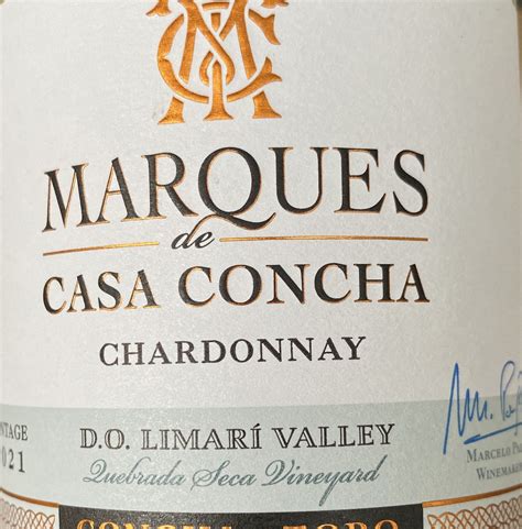 Concha Y Toro Marques De Casa Concha Chardonnay V Ns An Is