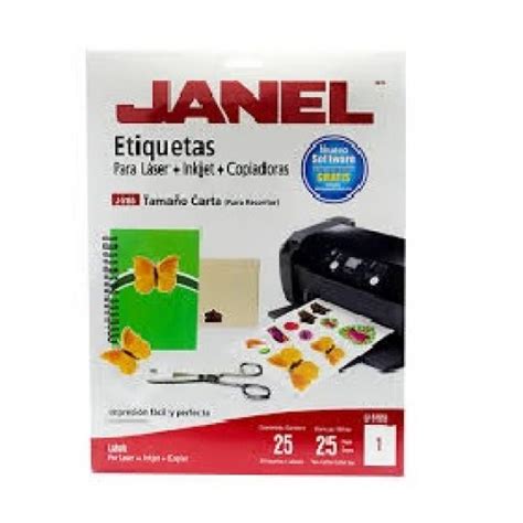 Etiqueta Janel Laser Inkjet Mod C X Carta E