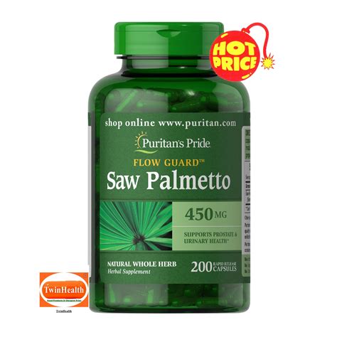 Puritan S Pride Saw Palmetto 450 Mg 200 Capsules Lazada Co Th