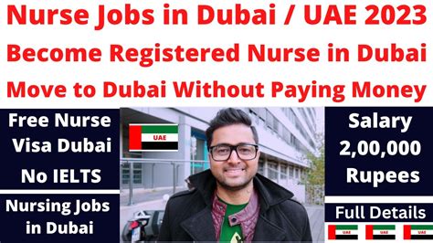 Nursing Jobs In Dubai Uae Become Registered Nurse In Dubai Nurse