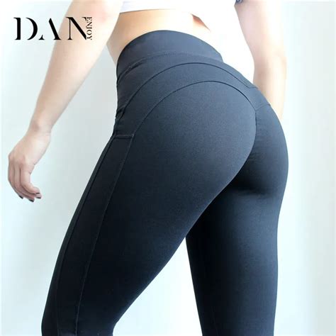 Danenjoy High Elastic Womens Push Up Hip Tights Fitness Sports